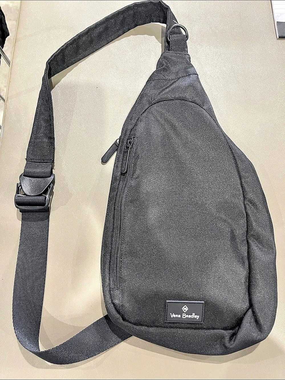 Vera Bradley Utility Sling Backpack Black Crossbody Bag